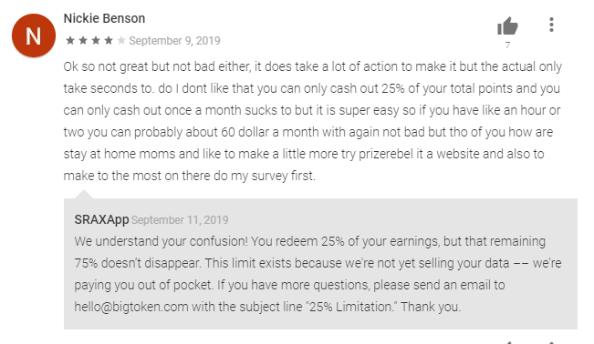 BIGtoken Review, FAQs And Guide: Legit Or Not? 19 BIGtoken Google Playstore Review