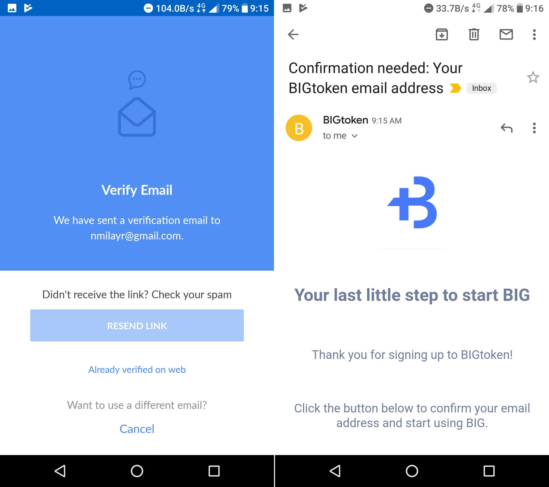 BIGtoken Review, FAQs and Guide: Legit or Not? 11 Verify BIGtoken Email and Confirmation Email