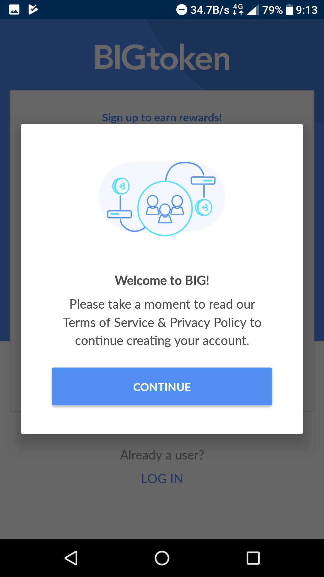 BIGtoken Review, FAQs and Guide: Legit or Not? 7 BIGtoken welcome page