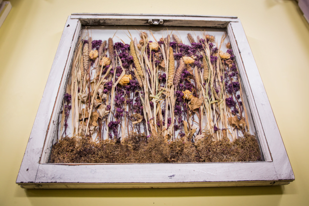 How To Recycle Leftover Wedding Flowers 3 Recycle Leftover Wedding Flower by making an art out of it, rearrange and re-purpose