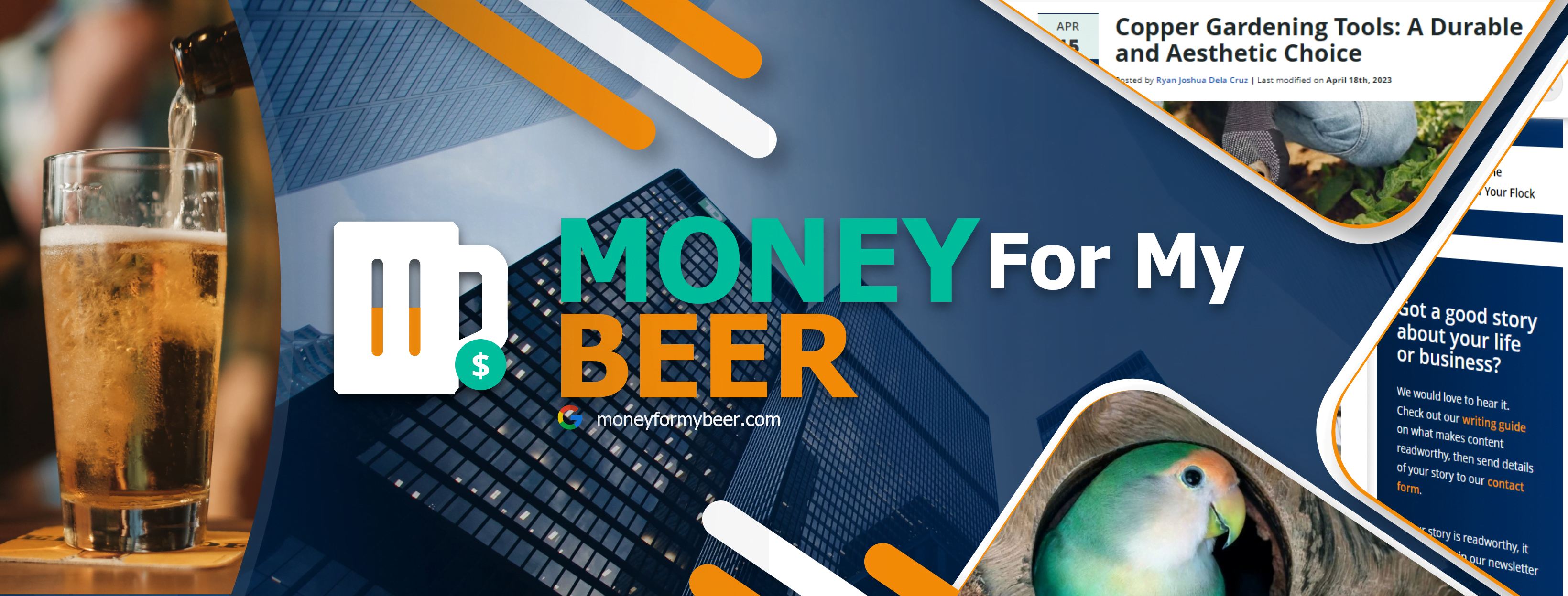 Money For My Beer Banner