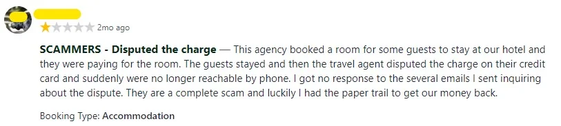 TravelGo Customer Review 1
