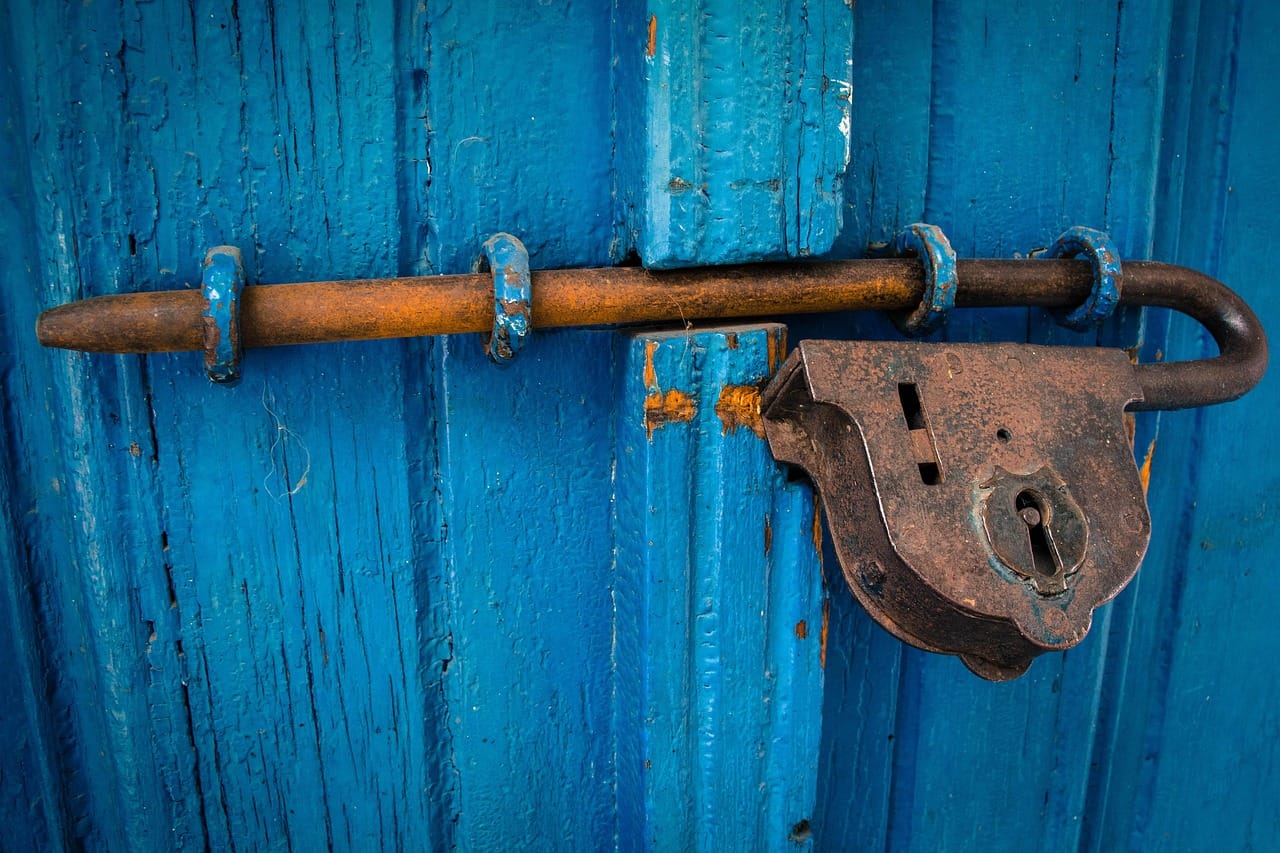 Website Security for Side Hustlers: A Practical Guide 4 Data center racks with security cameras, emphasizing secure hosting environment