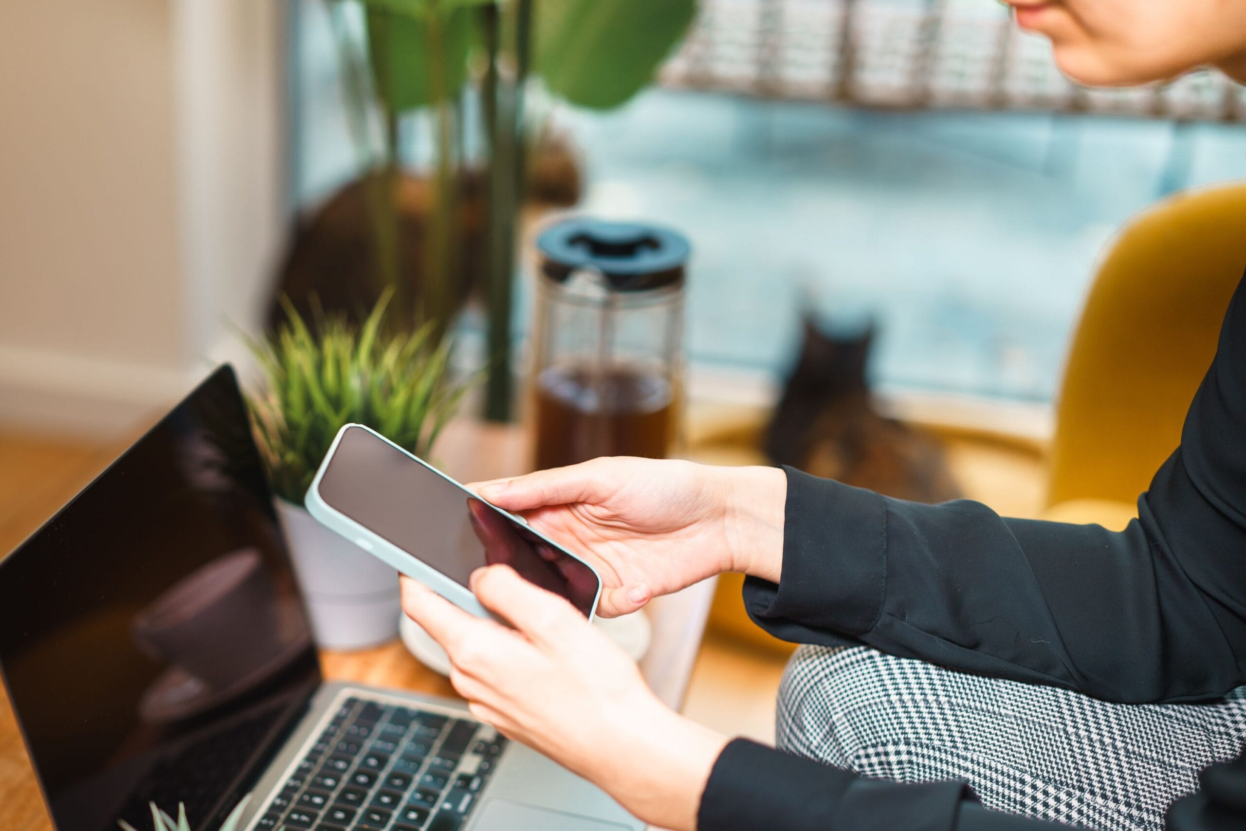 Ethereum Micro-Trading: Can You Bank Gas Fees? 6 A side‑hustler juggling a laptop, a coffee cup, and a smartphone showing crypto charts