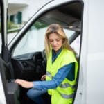 Technology: Apps, Websites, SEO, Security and Digital Tools 1 delivery driver checking smartwatch while on bike